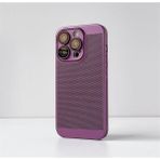 Buway Apple Iphone 12 Kamera Korumalı Soğutucu Özellikli Premium Kılıf - Pembe
