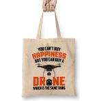 Buy Drone It S The Same Thing As Buying Happiness Bez Çanta Uzun Saplı - Açık Bej - 40 X 40