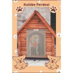Buycobox Köpek Kulübe Kapısı İçin Perde; Kış Soğuğundan, Kardan, Yağmurdan, Rüzgardan Korunma Şeffaf Büyük 40X70CM