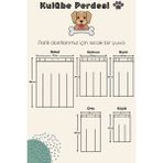 Buycobox Köpek Kulübe Kapısı İçin Perde; Kış Soğuğundan, Kardan, Yağmurdan, Rüzgardan Korunma Şeffaf Orta 38X60CM