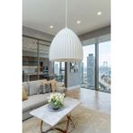 Buyolog Modern Sarkıt Tekli Bohem Avize ( 23X27 cm ) Salon Mutfak Oturma Odası Cafe Bar - 1 - Çok Renkli