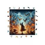 Büyücü Temalı Ahşap Puzzle, 353 Parça Ve Yapıştırıcı