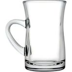 Büyük 3'lü Beyaz Kulplu Çay Bardağı 145 Cc, Şık ve Kullanışlı Set - Seçenek 1