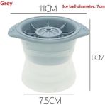 Büyük 5/8 cm Büyük Yuvarlak Top Buz Kalıp Pp Viski Buz Küpü Makinesi Dondurulmuş Jöle Kalıp Buz Tepsisi Kolay Yuvarlak Buz Küpü Serbest Bırakma Bar Araçları Mutfak (Yurt Dışından) - Ice Cream Tubs - Renkli