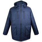 Büyük Beden Erkek Mont Dekons İndigo (İndigo, 4XL)