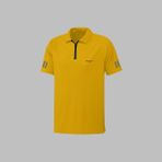 Büyük Beden Erkek Sarı Vision Pro Kumaş Kısa Kollu Tişört 4XL-10XL - 6XL