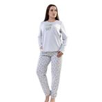 Büyük Beden Uzun Kol Pijama Takım, 204068