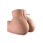 Büyük Boy 33 Cm 5.7 Kg Süper Realistik 2 İşlevli Titreşimli Yapay Suni Vajina Kalça Mastürbatör