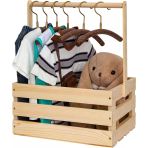 Büyük Boy Ahşap Bebek Kırk Sepeti Ahşap Kasa