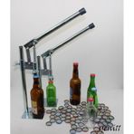 Büyük Boy Gazoz Soda Kapağı Kapatma Makinesi 100 Kapak Gümüş