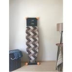 Büyük Boy Ipli Keçeli Ütü Masası Kılıfı 55X140CM Brown Aura - Ahşap - Ceviz - Seçenek 1