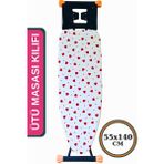 Büyük Boy Ipli Keçeli Ütü Masası Kılıfı 55X140CM, Şık ve Koruyucu - Seçenek 1
