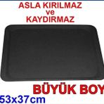 BÜYÜK BOY KIRILMAZ KAYDIRMAZ 53cm SERVİS TEPSİSİ