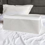 Büyük Boy Kumaş Hurç Organizer - 65 X 45 X 22 Cm (Gri)