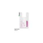Büyük Boy Pembe Çiçekli Atlet Eczane Poşeti 30X50CM (25KG. - 1.300 Adet Poşet (± %5) Içermektedir.)