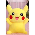 Büyük Boy Pokemon Pikachu Peluş Oyuncak Pokemon Pikaçu Oyuncak 35 cm - Sarı