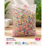 Büyük Boy Renkli Akvaryum Taşı (1kg)