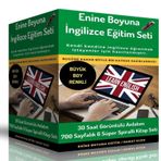 Büyük Boy Renkli Enine Boyuna İngilizce Eğitim Seti