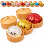 Büyük Boy Squishy Dumling Renkli Sukuşi Çin Mantısı Mini Figür 7+ Yaş Eğlenceli Oyuncak
