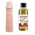 Büyük Boy, Uzatıcı Dolgulu Uzatmalı Prezervatif 50 ml Çilekli