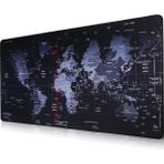 Büyük Boy Xxl 90X40 Mouse Pad Dünya Haritası Desenli Oyuncu Gamer Gaming Mousepad Yüksek Kalite