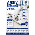 Büyük Boy Zımba Makinesi 1 Adet Kangaro Ds-23S24fl Arşiv Tipi Zımba Makinası 210 Yaprak Kapasiteli Zımba Teli Kollu