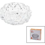 BÜYÜK CAM - DIAMOND KRİSTAL ŞEKİL YUVARLAK KÜLLÜK ÇAP: 12.8CM - D: 5.2CM-Findit