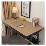 Büyük Deri Masa Pedi Koruyucu Su Geçirmez Kaymaz Isıya Dayanıklı Ofis Masası Mat Yemek Giyinme Sehpası için (70 × 130 cm Renk VAR)