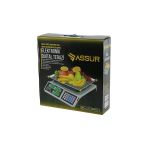 Büyük Dijital Karpuz Terazi Tartı 40KG/2GR 7 Hafızası Fiş Şarjlı ACS-809T