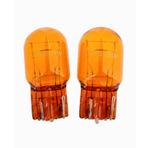 Buyuk Dipsiz Ampul Tek Duylu Turuncu 12V 21W - 2 Adet