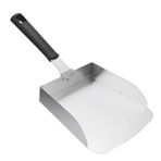 Büyük Griddle Food Mover Smash Burger Spatula, Paslanmaz Çelik, Karıştırın Ve Yiyecekleri Hareket Eden, Hibachi Ve Teppanyaki Için 2 Adet Ile Harika