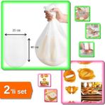 Büyük Hamur Torbası + 3'lü Ravioli Kesme Kalıbı Seti + Mutfak Için Pratik Çözümler A1B2C3