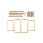Büyük Kendin Yap Ahşap Çerçeve Kanvas Poster Fotoğraf Çerçevesi Oturma Odası Duvar Dekoru için 70x140 cm ve 100x200 cm Boyutlar Ev Resim Çerçevesi (Yükseklik 60 cm Genişlik 60 cm)