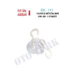 Büyük Küçük Vantuz Vakum Vantuzlu Askı Öpücük Askı 100 Adet