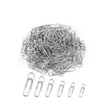 Büyük Metal Ataş No 6 60 mm 50 li 1 Paket Nikel Kaplama Metal Ataç Dayanıklı Paslanmaz 55 Sayfa Kapasite Jumbo Dev Ataş