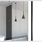 Büyük Modern Duvar Aynası, Altın Alüminyum Çerçeve Dikdörtgen Yatay veya Dikey Asılır, Yatak Odası Banyo Oturma Odası 20×16 inç/32×24 inç, Beyaz, U60*G40cm (U24*G16 inç)