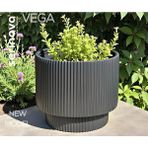 Büyük Modern Saksı Vazo 36.6 cm x 36.6 cm 33 Lt Içsiz