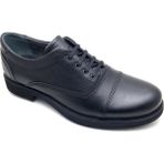 Büyük Numara Deri Kışlık Erkek Ayakkabı - Siyah - 38