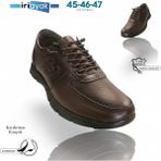 Büyük Numara Hakiki Deri 45-47 / Rahat Taban Casual Ayakkabı / Erkek - Günlük Kullanıma Uygun - Kahverengi