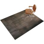 Büyük ofis koltuğu matı, sert ahşap, zemin halısı koruyucu, kaymaz, masa sandalyesi, oyun koltuğu, halı, ahşap zemin, ev için zemin koruyucu mat, 140 x 160 cm