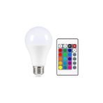 Büyük Pazar Store Kumandalı Rgb LED Ampul 9W E27 – Renk Değiştiren Uzaktan Kumandalı Dekoratif Akıllı Işık – Beyaz/gün Işığı/rgb Modlu - 0,5 W - Altın