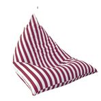 Büyük Puf Koltuk, Fasulye Torbası Sandalye Kılıfı Dış Mekan Çok Renkli 100x140cm(Red)