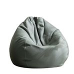 Büyük Puf Koltuk, Fasulye Torbası Sandalye Kılıfı Suni Deri Puf Dolgusuz 80-120cm(Color3,D100cm-empty cover)