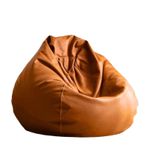 Büyük Puf Koltuk, Fasulye Torbası Sandalye Kılıfı Suni Deri Puf Dolgusuz 80-120cm(Color4,D80cm-empty cover)