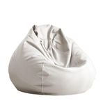 Büyük Puf Koltuk, Fasulye Torbası Sandalye Kılıfı Suni Deri Puf Dolgusuz 80-120cm(Color9,D100cm-empty cover)
