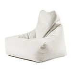 Büyük Puf Koltuk, Fasulye Torbası Sandalye Örtüsü Oturma Odası İçin Dolgu Yok Çok Renkli(Beige White-sf)
