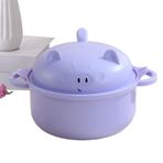 Büyük Ramen Kasesi, Mikrodalga Ramen Kasesi - 1300ml ramen ocak şehriye kase mikrodalgada,Kulplu pişirme eşyaları, mutfak aletleri kolej yurt odası dairesi için büyük kapasiteli