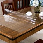 Büyük Şeffaf Sandalye Paspası 2 mm - Parke ve Fayans Zeminler için Şeffaf Vinil Yolluk Halı Ekstra Uzun Koridor Halı Koruyucu Özelleştirilebilir Boyutlar 60-140 cm Genişlik 100-800 cm Uzunluk