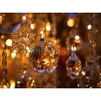 Büyüleyici Arka Plan: Parlayan Noel Süsleri 200X150CM, Stüdyo Fonu - -