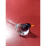 Büyüleyici El Yapımı Cam Kuş Figürü, Dekoratif Heykelcik, Hayvan Temalı, Avrupa Stili, 5CM, Ev ve Bahçe Dekoru